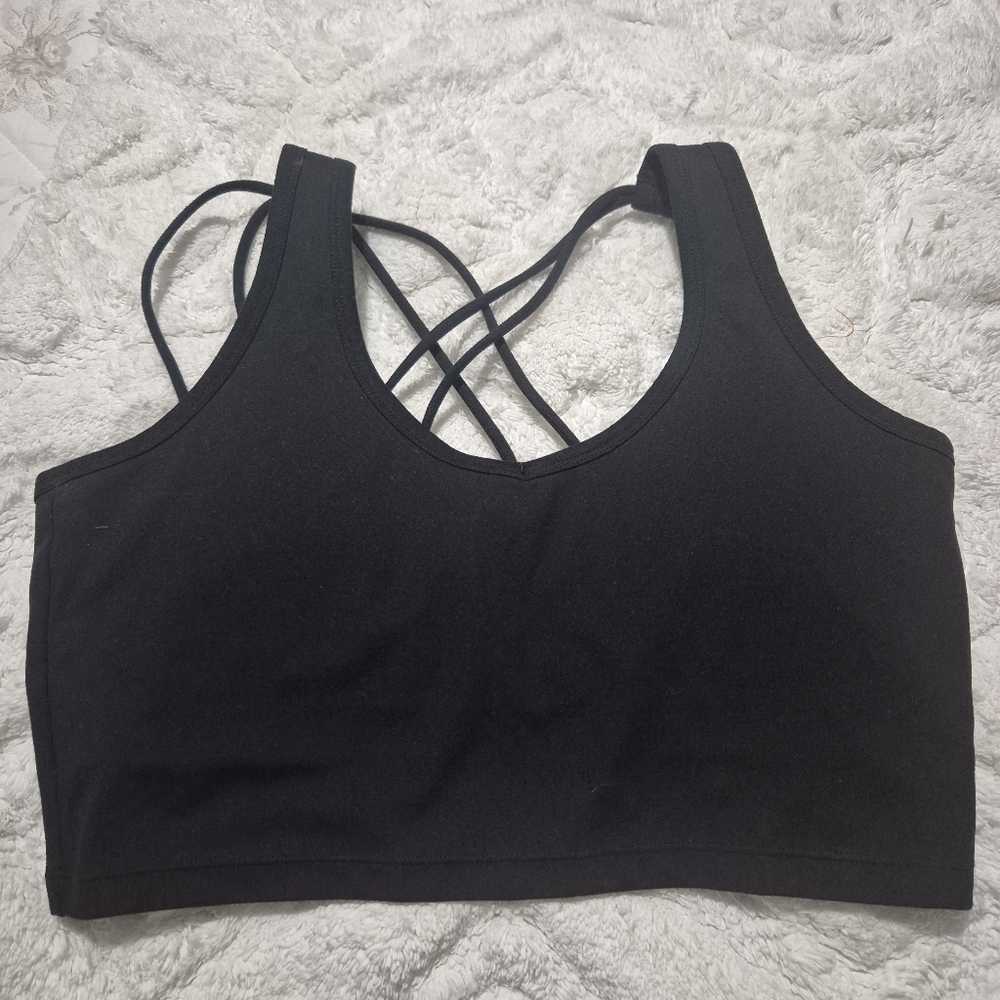 Calvin Klein Women's Black Strappy Sports Bra...Size:M - Picture 8 of 12